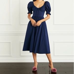 Hill House The Ophelia Ruffle Puff Sleeve Dress